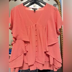 Express Flutter Sleeve Top